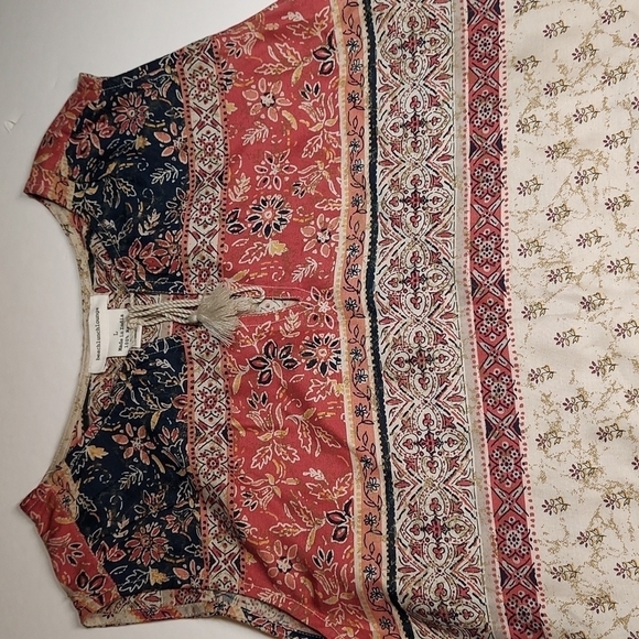 BEACH LUNCH LOUNGE WOMENS SLEEVELESS FLORAL PRINT DRESS SIZE LARGE NWT - Picture 2 of 9